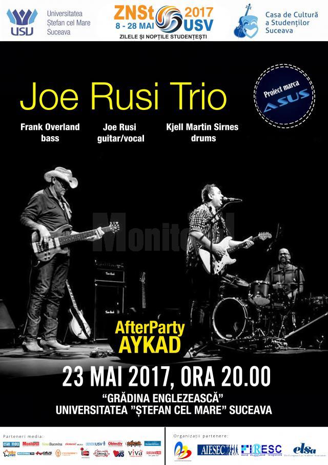 Concert de blues cu Joe Rusi Trio