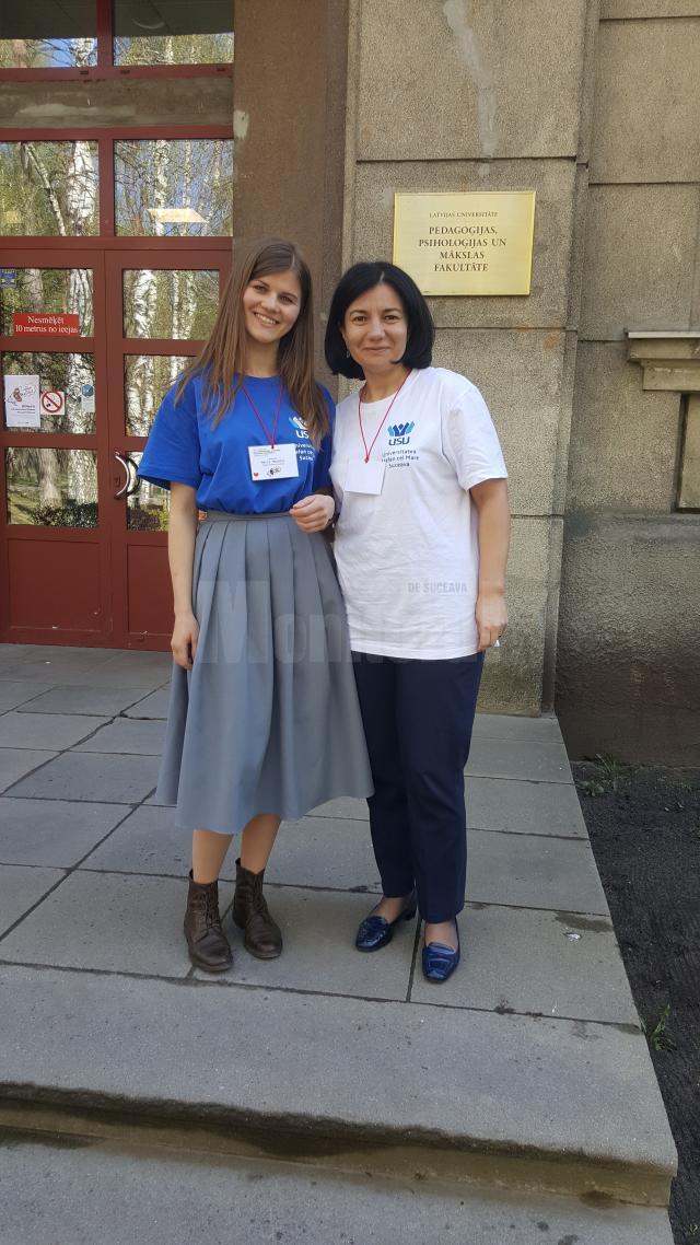 USV a fost reprezentată de conf. univ. dr. Otilia Clipa și de studenta Maria Mandici