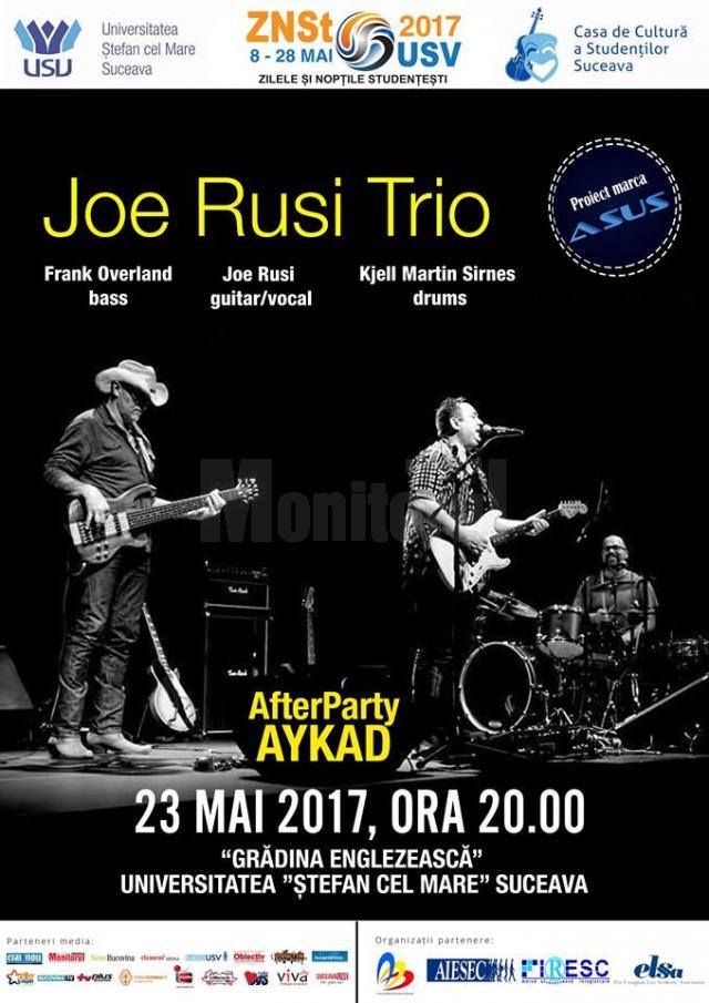 Concert de blues cu Joe Rusi Trio