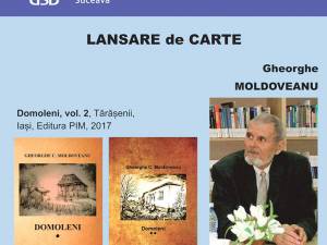 Lansare de carte a universitarului Gheorghe C. Moldoveanu, vineri, la USV
