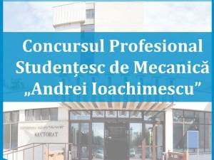 Concursul studențesc de mecanică „Andrei Ioachimescu”