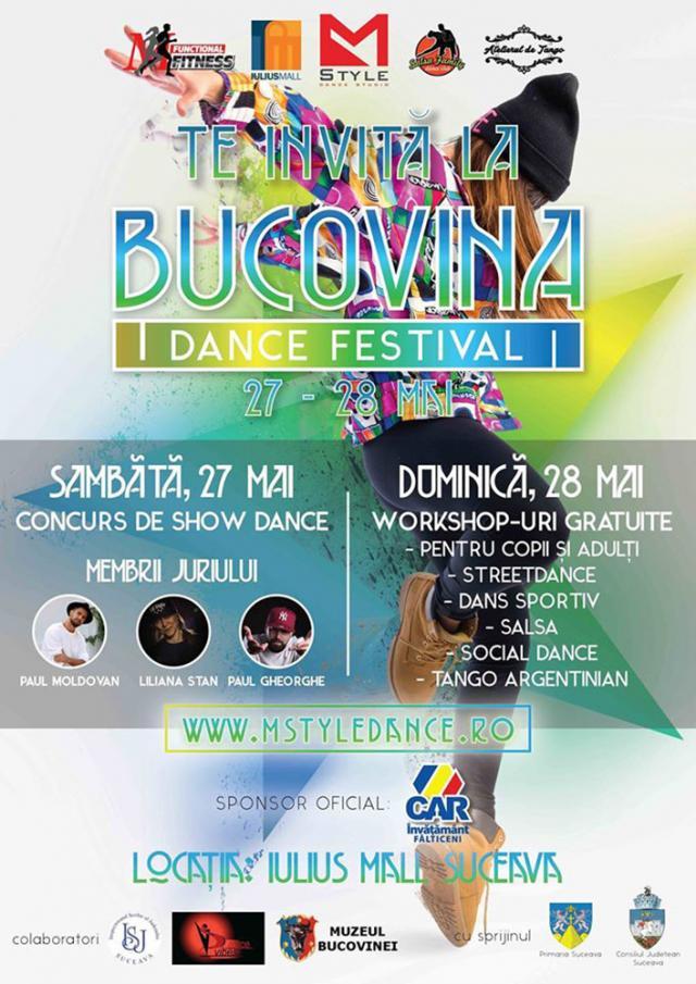 Bucovina Dance Festival reuneşte la Suceava peste 600 de dansatori