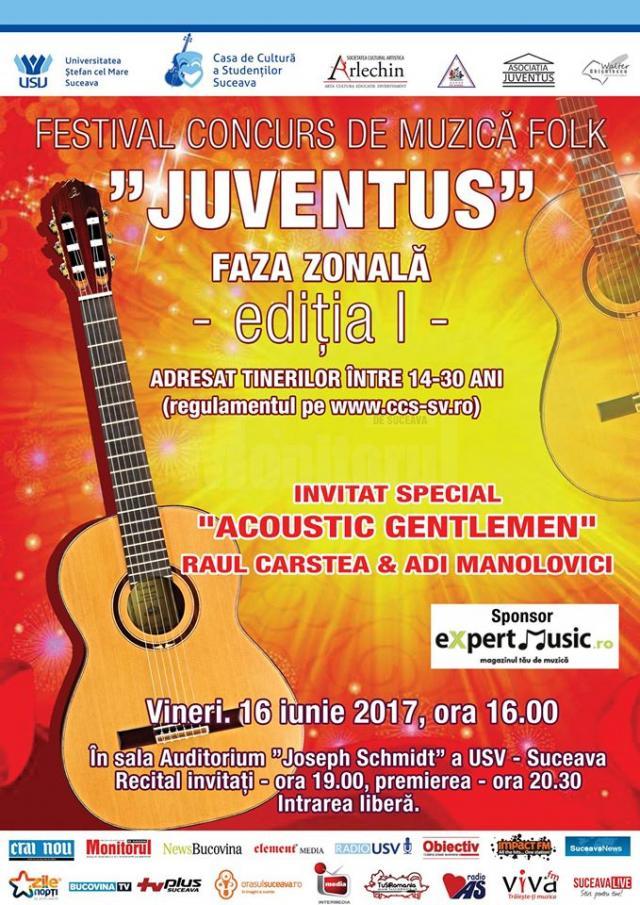 Festivalul concurs de folk „Juventus”, la prima ediție
