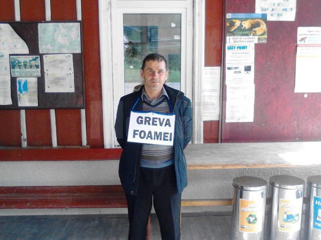 Marcel Hlihor, consilier local ALDE Broșteni, în greva foamei