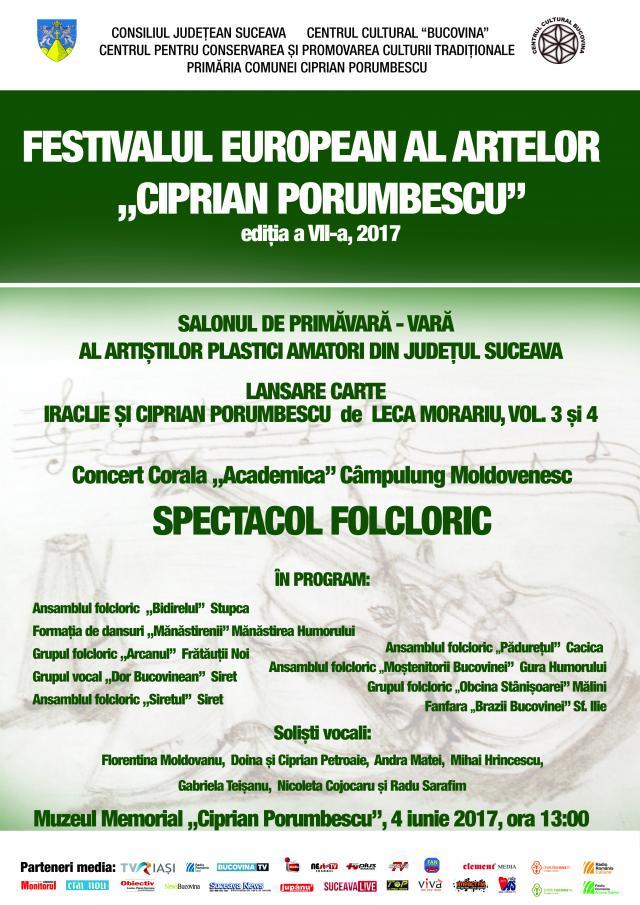 Festivalul European al Artelor „Ciprian Porumbescu” - Ediția a VII-a