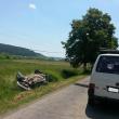 Accident la ieşirea din municipiul Suceava spre Mitocu Dragomirnei