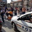 Copiii au luat contact cu poliţia, pe esplanada din centrul Sucevei