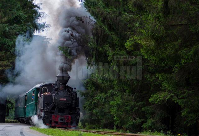 Mocănița din Moldovița, destinația preferată a peste 2.000 de turiști în vacanța de Rusalii