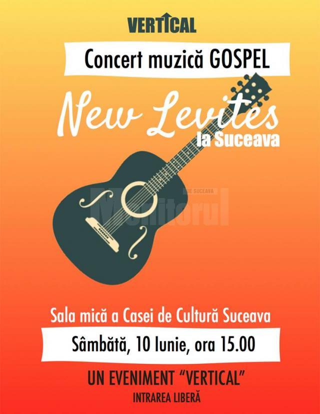 Concert de muzică gospel cu New Levites, la Suceava