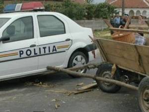 Accident căruţă Foto ziarulclujean.ro