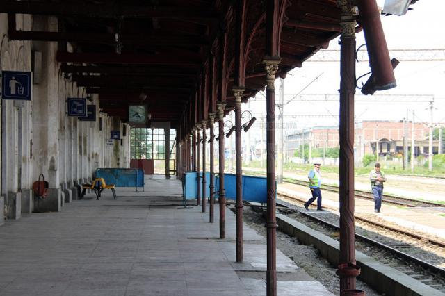 Lucrările începute la peron au fost abandonate