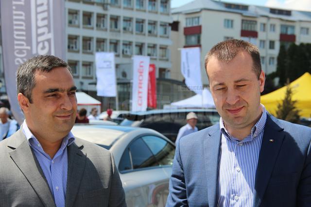 Lucian Gheorghiu și Lucian Harşovschi au deschis oficial Salonul Auto Bucovina 2017