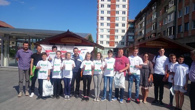 Premianții concursului de legislație rutieră și îndemânare pe bicicletă de la Suceava
