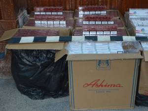 Ţigări de contrabandă confiscate