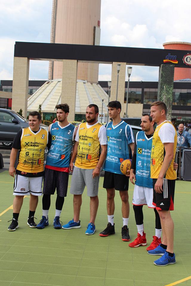 Meciul Vedetelor, atracţia competiţiei sportive Castorii Suceava Streetball