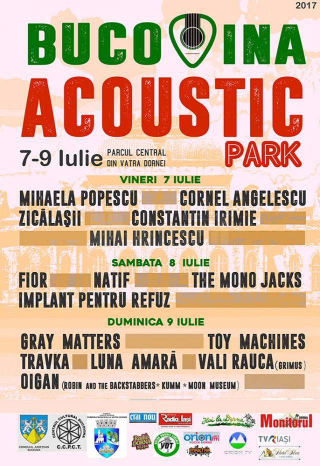 „Bucovina Acoustic Park”, la Vatra Dornei