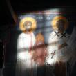 26 februarie 2017: La ora  8. 11 proiecția solară se îndreaptă spre icoana Sfântului Andrei Criteanul. Canonul care îi poartă numele se cântă de a doua zi