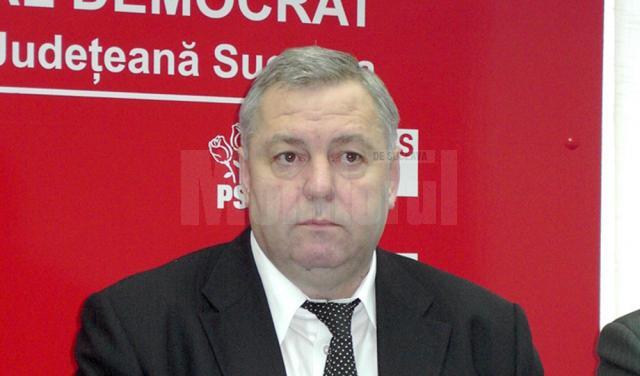 Liderul judeţean al social-democraţilor, senatorul PSD de Suceava Ioan Stan