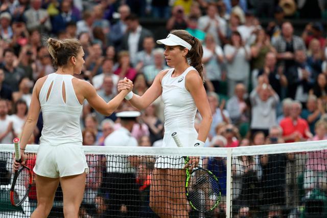 Înfrângere dureroasă pentru Simona Halep: a ratat cea de-a treia şansă consecutivă de a ajunge numărul 1 mondial. Foto: www.wimbledon.com