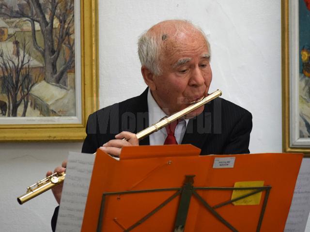 Flautistul Filarmonicii “George Enescu” din Bucureşti, Nicolae Maxim