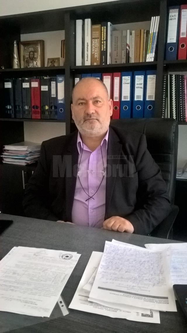 Șeful Serviciului de Inspecţie Sanitară din cadrul DSP Suceava, dr. Dinu Sădean