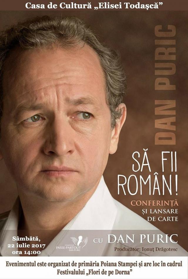 Dan Puric lansează cartea “Să fii român”