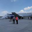 Pasagerii au fost întâmpinaţi de vicepreşedintele CJ Suceava Viorel Seredenciuc și de directorul aeroportului, Ioan Măriuța