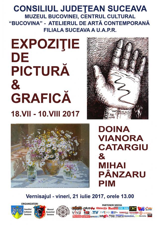 Expoziţie de pictură şi grafică, la Muzeul Bucovinei