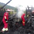 Un trăsnet a provocat un incendiu într-o gospodărie din Câmpulung Moldovenesc