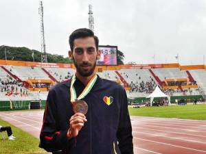 Atletul de la CSM Suceava Andrei Gafița a câștigat argintul la Jocurile Francofoniei, în proba de 20 kilometri marș