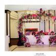 Ornamentele de la masa mirilor au fost făcute de cei de la Floral Couture FOTO: MAVI Studio