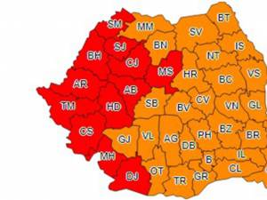 Cod roșu și portocaliu de caniculă în România
