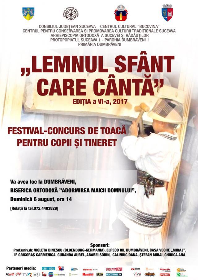 Festivalul-concurs de toacă pentru copii şi tineret „Răsună toaca-n cer” - Ediţia a VII-a