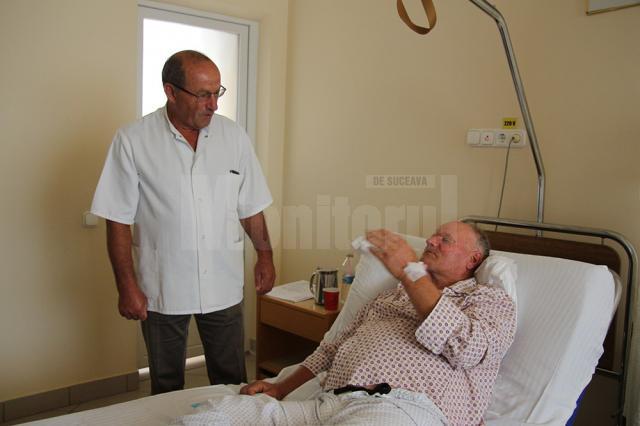 Dr. Ştefan Pușcașu și pacientul Olimpi Antonov