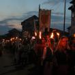 Parada cu făclii a Festivalului de Artă Medievală „Ştefan cel Mare” Suceava - cea mai mare paradă medievală din România