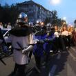 Parada cu făclii a celui mai mare festival medieval din ţară, urmărită în stradă de zeci de mii de oameni