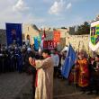 Festivitatea de deschidere a Festivalului Medieval a avut loc în curtea interioară a Cetății de Scaun Suceava