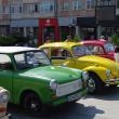 Paradă cu maşini retro încântătoare în centrul Sucevei