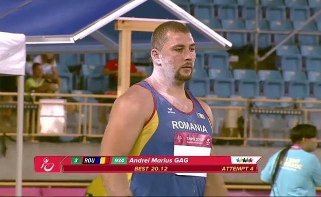 Andrei Gag a câștigat medalia de bronz