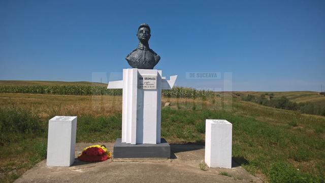 Monumentul de la Stroiești dedicat  eroului Ion Grămadă