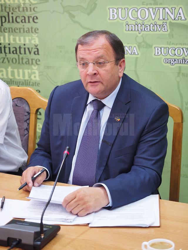 Preşedintele Consiliului Judeţean, Gheorghe Flutur