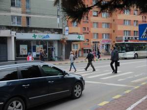 Accidentul a avut loc pe o trecere de pietoni din municipiul Suceava