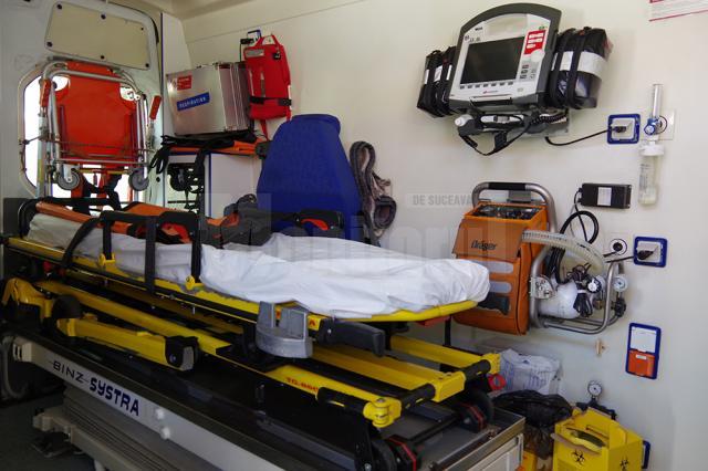 Aparatură și echipamente din ambulanța pentru urgențe