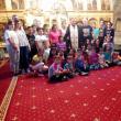 Copiii din Târgoviște, la Biserica „Sf. Dumitru”, împreună cu preotul paroh Nicolae Horga