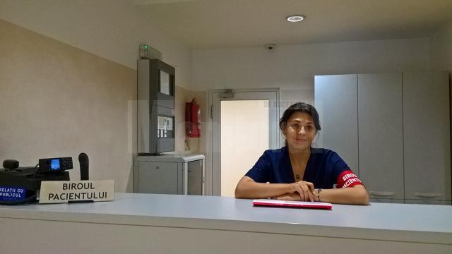 Asistent medical Veronica Gagiu, Biroul Pacientului UPU