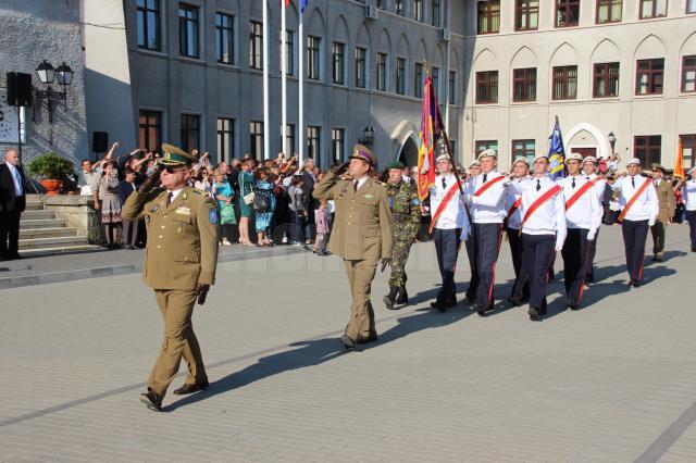Debut de an şcolar la Colegiul Naţional Militar Câmpulung,  foto Sbiera Laurenţiu