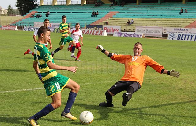 Francezul Dali-Amar Belkacem a marcat toate cele trei goluri ale Forestei II Omnia Suceava