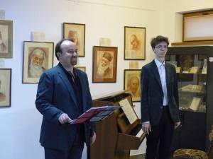 Seara de muzică franceză oferită de tenorul Rudolf Buchman şi pianistul Nicolae Constantinescu