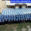 O tonă de alcool, confiscată de poliţişti