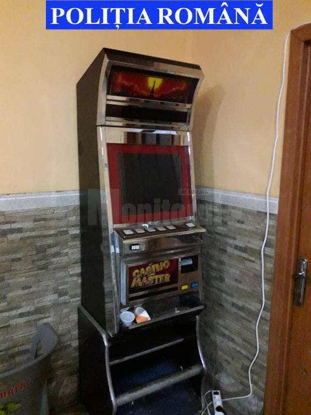 23  de  aparate  tip  slot-machine, confiscate de poliţişti